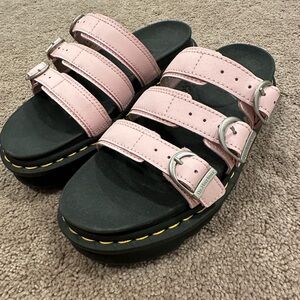 Dr Martens Pink platform sandals